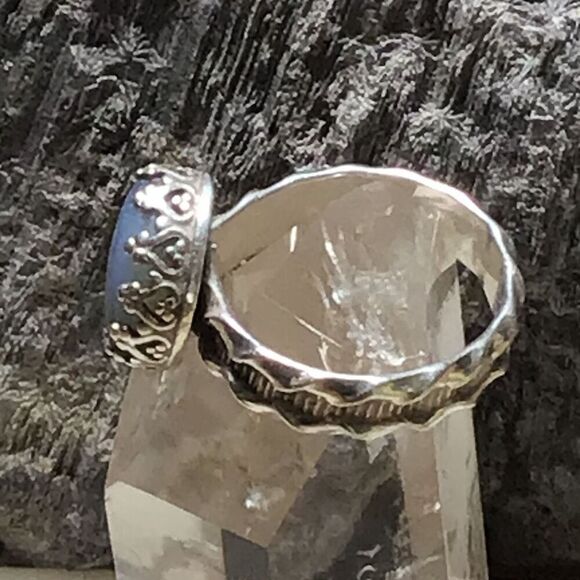 Ring, Ethiopian Opal in Sterling Silver Ring, size 6.5, NEW - Picture 5 of 8